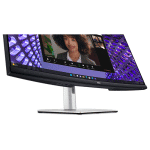 Dell Pro 34 Plus P3424WEB Video Conferencing Monitor Curved 34-inch 2K WQHD 3440x1440, IPS Panel Type, USB Type-C provide Up To 90W of Power Delivery,