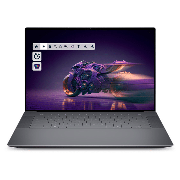 Dell XPS 16 9640 Laptop – Intel Core Ultra 7 155H, 16GB RAM, 1TB M.2 SSD, NVIDIA GeForce RTX 4050 6GB, Backlit Keyboard, 16.3-inch 2K Display, Windows 11 Pro, Platinum
