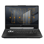 لابتوب ASUS TUF Gaming FA506NCG – معالج AMD Ryzen 7 7445HS، ذاكرة 8 جيجابايت RAM، قرص 512 جيجابايت M.2 SSD، بطاقة NVIDIA GeForce RTX 3050 بسعة 4 جيجابايت، شاشة 15.6 بوصة FHD IPS بمعدل 144 هرتز، لوحة مفاتيح RGB مضيئة، Windows 11، أسود Graphite Black