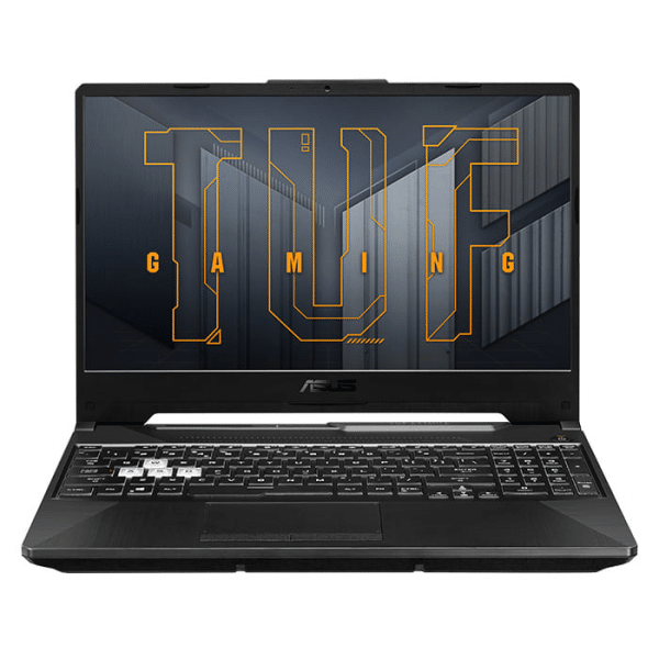 لابتوب ASUS TUF Gaming FA506NCG – معالج AMD Ryzen 7 7445HS، ذاكرة 8 جيجابايت RAM، قرص 512 جيجابايت M.2 SSD، بطاقة NVIDIA GeForce RTX 3050 بسعة 4 جيجاب
