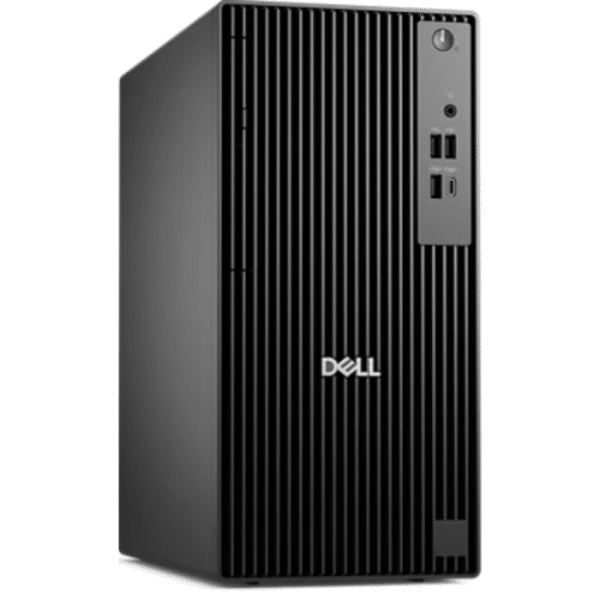 Dell Pro QCT-1250 Tower Desktop – Intel Core i5-14500 Processor, 8GB RAM, 512GB M.2 SSD, Intel Integrated Graphics, USB Keyboard & Mouse, Free DOS, Black