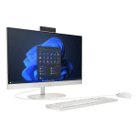 ⁦كمبيوتر HP ProOne 240 G10 الكل في واحد (All-in-One) – معالج Intel Core i7-1355U، ذاكرة 16 جيجابايت RAM، قرص 512 جيجابايت SSD M.2، بطاقة Intel Iris Xe Graphics، شاشة 23.8 بوصة Full HD بدقة 1920×1080، لوحة مفاتيح وفأرة سلكية، نظام Windows 11، أبيض⁩ - الصورة ⁦2⁩