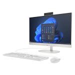 ⁦كمبيوتر HP ProOne 240 G10 الكل في واحد (All-in-One) – معالج Intel Core i7-1355U، ذاكرة 16 جيجابايت RAM، قرص 512 جيجابايت SSD M.2، بطاقة Intel Iris Xe Graphics، شاشة 23.8 بوصة Full HD بدقة 1920×1080، لوحة مفاتيح وفأرة سلكية، نظام Windows 11، أبيض⁩ - الصورة ⁦3⁩