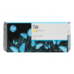 Genuine HP 738 Yellow DesignJet Ink Cartridge 130ml (498N7A) for HP DesignJet T850, T850 MFP, T950 & T950 MFP Plotter Printers