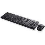 Lenovo 100 Wireless Keyboard and Mouse Combo – Cordless USB Set with Spill-Resistant Quiet Keys, 3-Zone Keyboard, Ambidextrous Mouse, Compact Design, Black - Image 2