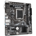 اللوحة الأم Gigabyte H610M H V2 – تدعم معالجات Intel Core من الجيل 14 و13 و12، ذاكرة DDR5 حتى 5600MHz، منفذ PCIe 3.0 M.2، شبكة GbE LAN، USB 3.2 Gen 1