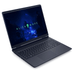 ⁦لابتوب الألعاب ديل ألين وير 16 أورورا – معالج Intel Core 7-240H، ذاكرة 16 جيجابايت RAM، قرص 1 تيرابايت M.2 SSD، بطاقة رسومات NVIDIA GeForce RTX 4050 بسعة 6 جيجابايت، شاشة 16 بوصة QHD بدقة 2560×1600 وتردد 120Hz، تغطية 100% sRGB، تقنية ComfortView Plus، دعم G-SYNC، لوحة مفاتيح بإضاءة خلفية بيضاء، نظام Free DOS، اللون Interstellar Indigo⁩ - الصورة ⁦2⁩