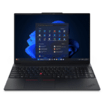 Lenovo ThinkPad E16 Laptop – Intel Core Ultra 7 256V Processor, 16GB DDR5 RAM, 512GB M.2 SSD, Intel Arc 140V Graphics, 16-Inch WUXGA IPS Display, FreeDOS – Black