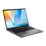⁦لابتوب أسوس فيفو بوك إس 14 S3407VA – معالج إنتل كور 5-210H، ذاكرة وصول عشوائي 16 جيجابايت، وحدة تخزين إم 2 إس إس دي سعة 512 جيجابايت، رسومات إنتل يو إتش دي، شاشة 14 بوصة دبليو يو إكس جي إيه بدقة 1920×1200 من نوع آي بي إس، لوحة مفاتيح بإضاءة خلفية، نظام ويندوز 11، هيكل من الألومنيوم، اللون الرمادي المطفي⁩ - الصورة ⁦2⁩