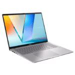 ⁦لابتوب أسوس فيفو بوك إس 16 – شاشة 16 بوصة بدقة دبليو يو إكس جي إيه (1920×1200)، معالج سنابدراجون إكس 2 إيليت، ذاكرة وصول عشوائي 16 جيجابايت من نوع دي دي آر 5، وحدة تخزين إس إس دي سعة 1 تيرابايت، رسومات كوالكوم أدرينو، نظام تشغيل ويندوز 11، اللون فضي بارد⁩ - الصورة ⁦3⁩